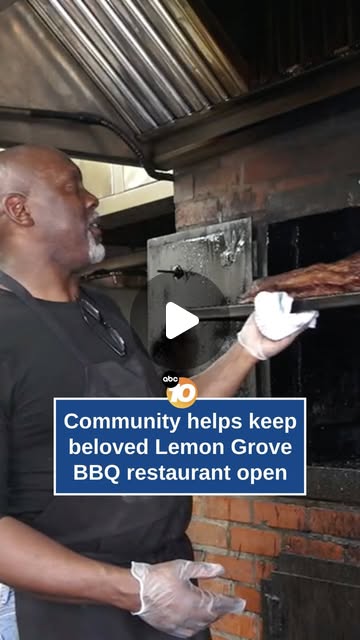 Preview of ABC 10News’ story about the community helping keep a BBQ restaurant open.